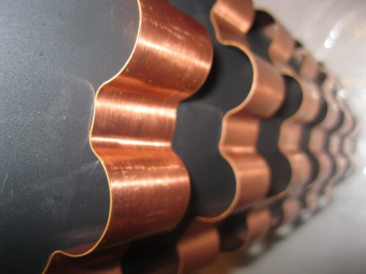 6 in. Dia. Stovepipe Heat Radiators Solid Copper, Set of 6