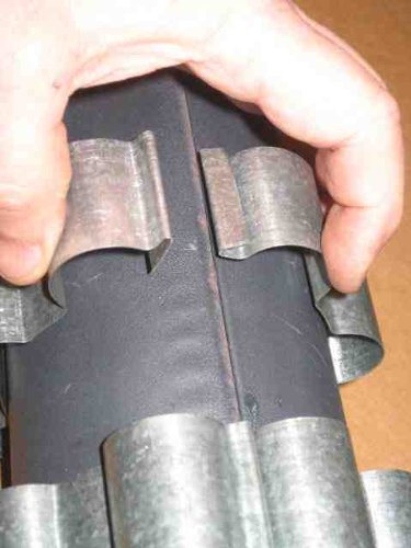 6 Stovepipe Heat Reclaim Radiators. 4 inch Dia wood stove pipe