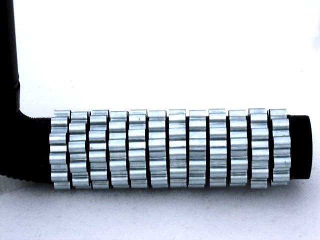 12 ALUMINUM Stovepipe Heat Exchangers, 8" Dia. Add-On stove pipe Heat Reclaim Radiator Bands
