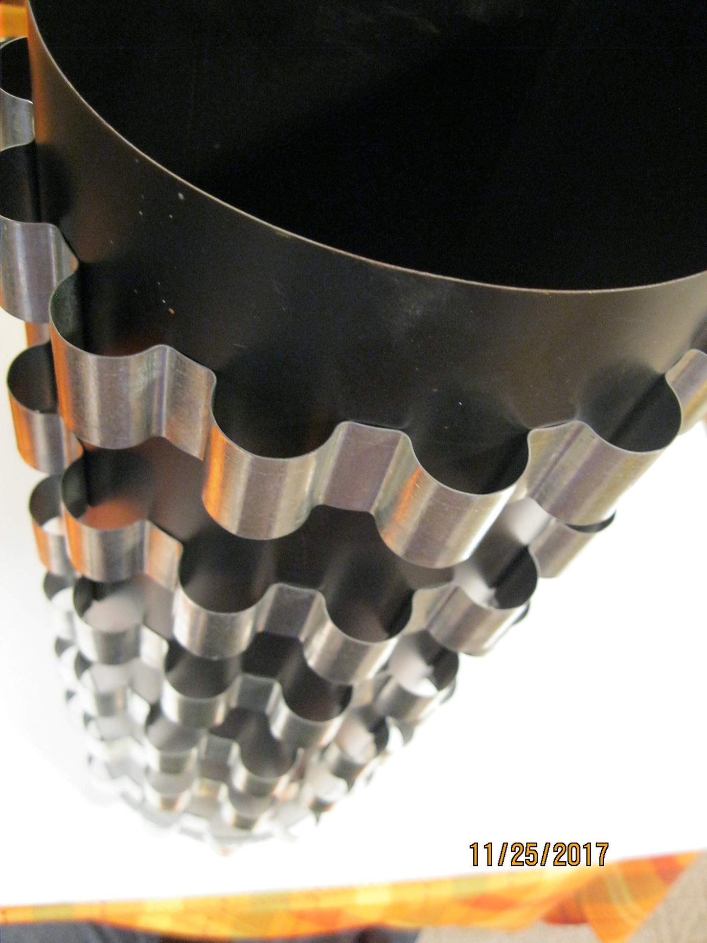 6 Stovepipe heat Reclaimer/Radiator Rings/Bands, 6 inch Dia fuel efficient Collars capture heat from stove pipe.