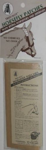TredNot 12 Horsefly Patches/Sticky Horse Fly Traps