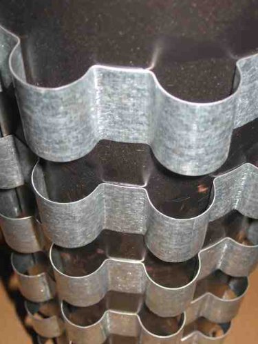 12 Stove Pipe Heat Exchanger / 6" dia. Snap-On Bands Reclaim/Radiators