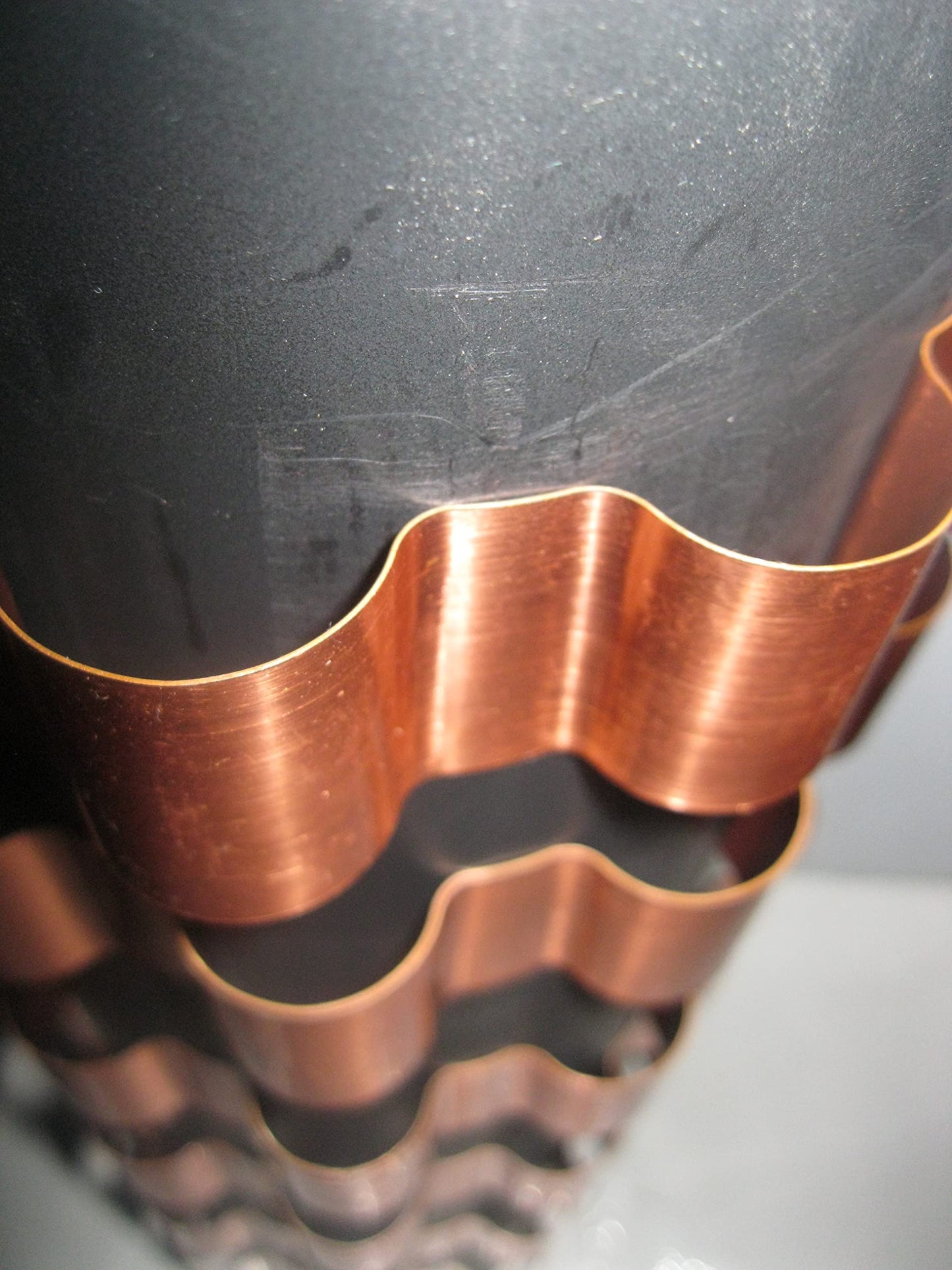 Copper Stovepipe Heat Exchangers, Set of (6) Add-On Stove Pipe Heat Reclaim Bands