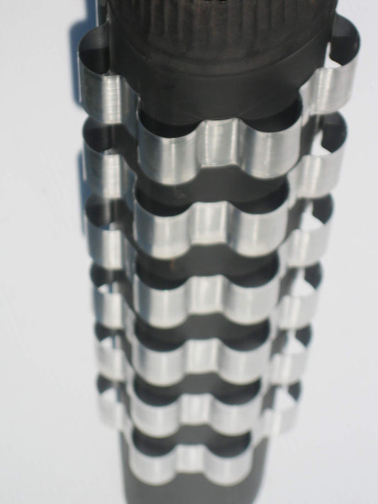TredNot 6 Stovepipe Heat Reclaim/Radiator Rings/Bands/Fins 8 inch Dia. Collars Capture Heat from Stove Pipe.
