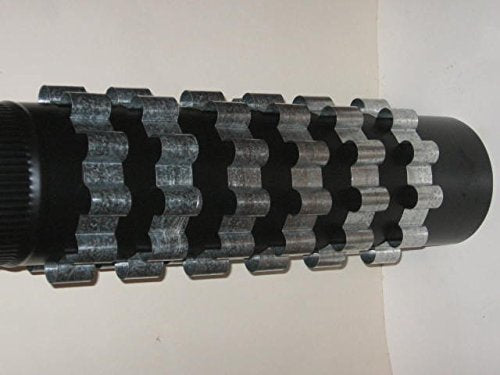 6 Heat Reclaim Radiators for six inch Dia. wood stove pipe. Flue stack exchanger