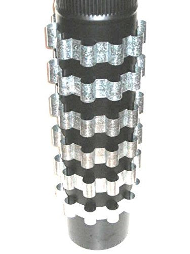 TredNot 7 inch Dia Stovepipe Heat Exchanger/Reclaimer/Radiator. Set of six Bands.