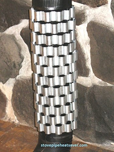 12 Stove Pipe Heat Exchanger / 6" dia. Snap-On Bands Reclaim/Radiators