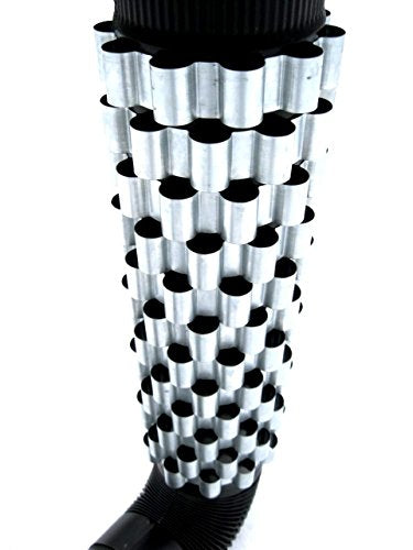 12 ALUMINUM Stovepipe Heat Exchangers, 8" Dia. Add-On stove pipe Heat Reclaim Radiator Bands