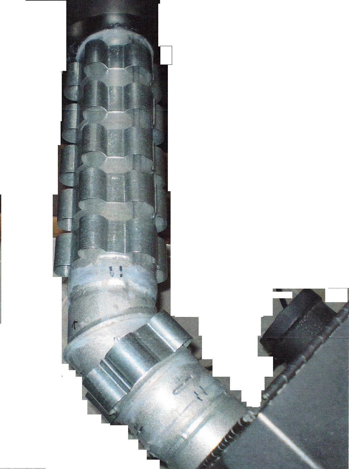 6 Stovepipe Heat Exchanger/Reclaimer/Radiators 3.6 inch Dia pellet stove pipe